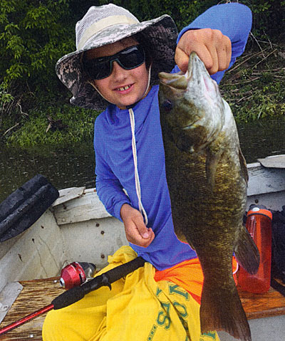 Smallmouth bass seem to compete well with Largemouth, unusual to find.