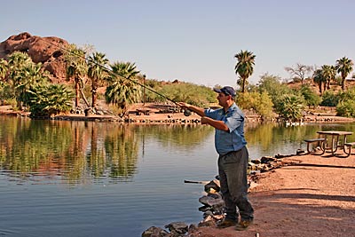 Bass Fishing In Arizona Kaibab Lake B.O.R CREW/Joe El Pescador/Bassin Danny  