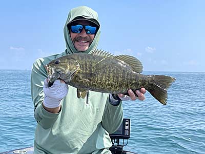 Lake St Clair Smallmouth Bass Fishing