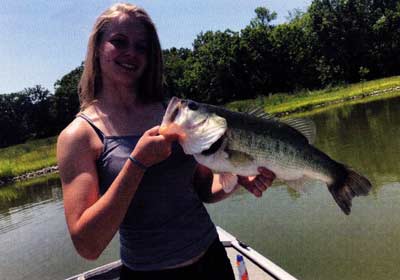 Typical bass harvested and relocated.