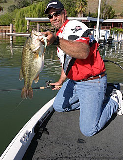 Gary Dobyns is a reaction bait fisherman to the core, and his techniques are perfect for windy days.