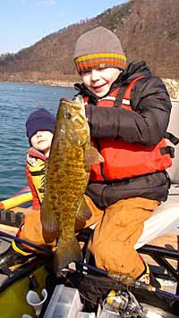 Fishing with kids