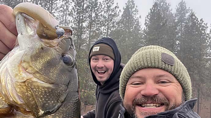 Winter bass fishing