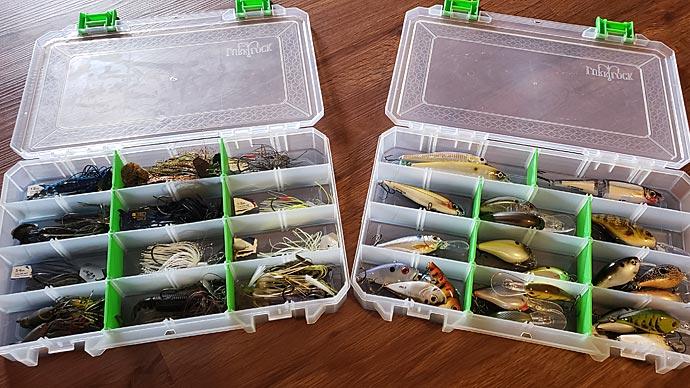 Multi Slots Fishing Box Lure Boxes Double Sided Use Bait Hook Case  Organizer Large Capacity Lure Storage Case Fishing Tackle