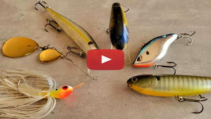 Smallmouth bass lures